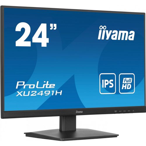 Monitor Iiyama XU2491H-B1, 60,5 cm (23,8"), 16 : 9, HDMI + DP, IPS, 100 Hz, črna