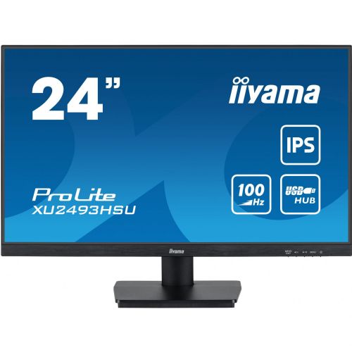Monitor Iiyama XU2493HSU-B7, 60,5 cm (23,8"), 1920 x 1080 FHD, 16:9, IPS, 300 cd/m2,1ms, črna