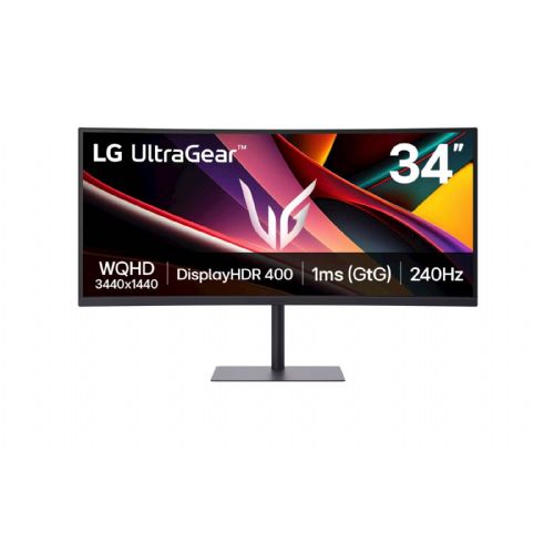 Monitor LG 34 34G630A-B UltraGear ukrivljen, VA, 3440x1440, 2x HDMI, DP, USB-C, 240 Hz 34G630A-B.AEUQ