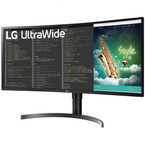 Monitor LG 35WN75CP-B, 88,90 cm (35"), 3440 x 1440, VA, 300 cd/m2, 21 : 9, 5 ms, HDMI, DP, USB-C (94 W), črna