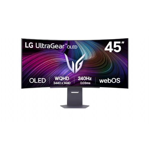 Monitor LG 45GX90SA-B UltraGear 113 cm (44,5''), 3440x1440 (UWQHD), OLED, HDMI, DP, USB, 240Hz 45GX90SA-B.AEU