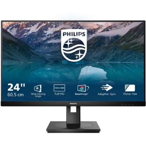 Monitor Philips 242S9JML, 60,5cm (23,8"), VA, 16:9, 300 cd/m2, 75 Hz, 4ms, FHD, črna