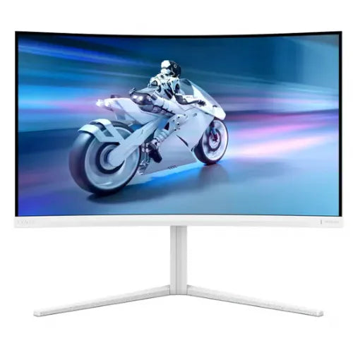 Monitor Philips 32M2C5501, 80cm (31.5"), 2560 x 1440 QHD, VA, 16:9, 300 cd/m2, 180 Hz, 1ms, curved, white