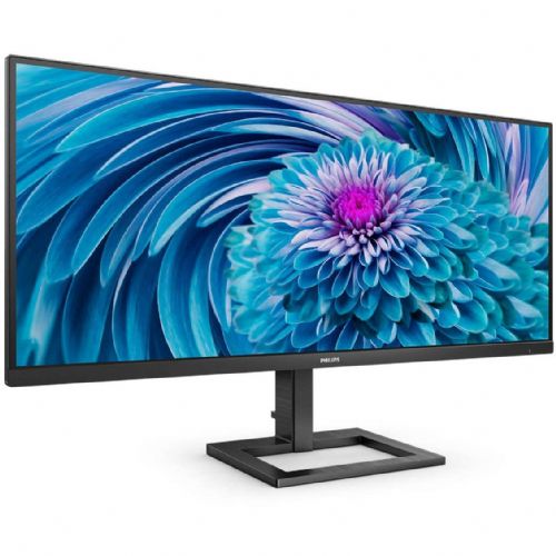 Monitor Philips 346E2LAE 86,36 cm (34,0"), 3440 x 1440 (UWQHD), VA, 300 cd/m2, 4 ms, 21:9, HDMI, USB-C 65W, črna