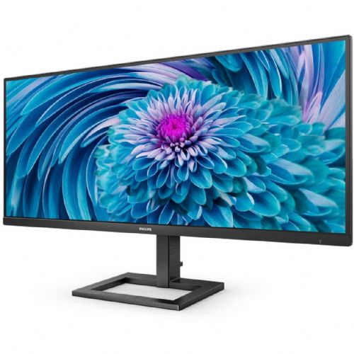 Monitor Philips 346E2LAE 86,36 cm (34,0"), 3440 x 1440 (UWQHD), VA, 300 cd/m2, 4 ms, 21:9, HDMI, USB-C 65W, črna