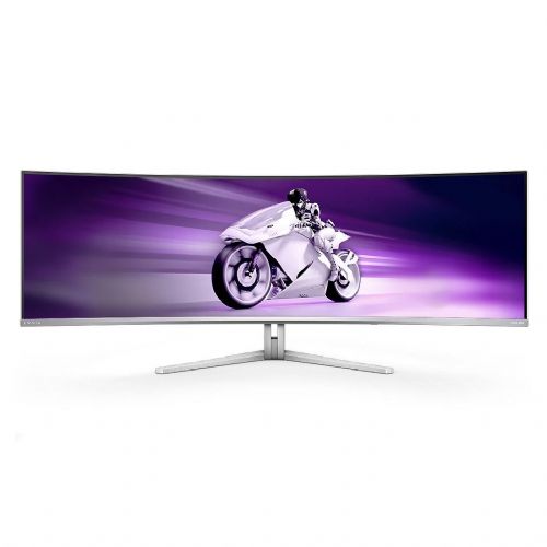Philips Evnia 49M2C8900L QD-OLED monitor, 124.3 cm (48.9"), 5120 x 1440 DQHD, curved, 32:9, 450 cd/m2, 144Hz, white