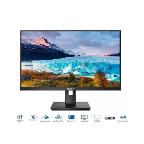 Monitor Philips S-line 272S1AE 68.6 cm (27"), 1920 x 1080 (FHD), 16:9 4ms HDMI DVI-D VGA DisplayPort VESA Pivot Speaker Full HD, black