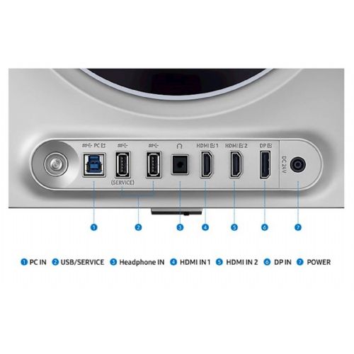 Monitor Samsung Odyssey QHD G6 G60SD 68,58 cm (27,0"), 2560 x 1440 (WQHD), OLED, 250cd/m2, 16:9, 360Hz, DP, 2x HDMI LS27DG602SUXEN