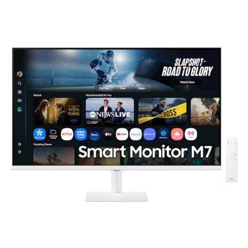 Monitor Samsung 32 M70F Smart M7 LS32FM703UUXDU, 81 cm (32"), 4K UHD, VA, USB-C, Wi-Fi, Bluetooth, bel