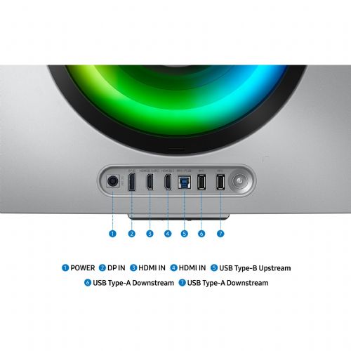 Monitor Samsung G85SD 86,4 cm (34"), 3440 x 1440 (WQHD), OLED, 250 cd/m2, 0,03ms, 175Hz, HDMI, DP, črna