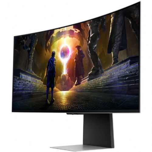 Monitor Samsung G85SD 86,4 cm (34"), 3440 x 1440 (WQHD), OLED, 250 cd/m2, 0,03ms, 175Hz, HDMI, DP, črna