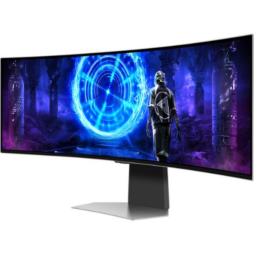 Monitor Samsung Odyssey S49DG954SU OLED G95SD 124 cm (49-palčni), DQHD, ukrivljen, 5120 x 1440, 32:9, 250 cd/m², 240 Hz, FreeSync Premium Pro, združljiv z G-Sync