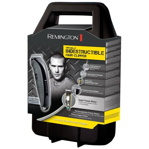 Moški urejevalnik Remington Indestructible HC5880, japonska samoostrilna rezila, litij-ionska baterija, 120 min delovanja, 11 nastavkov, pralno ohišje