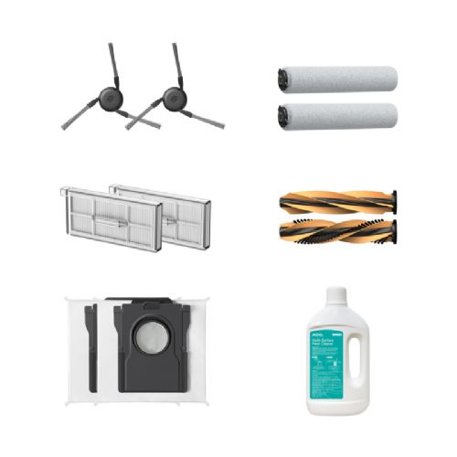 Accessory set for the MOVA Z60 Ultra Roller and Z70 Ultra Roller robot vacuum cleaner, main brush, filters, bags, roller mop pads
