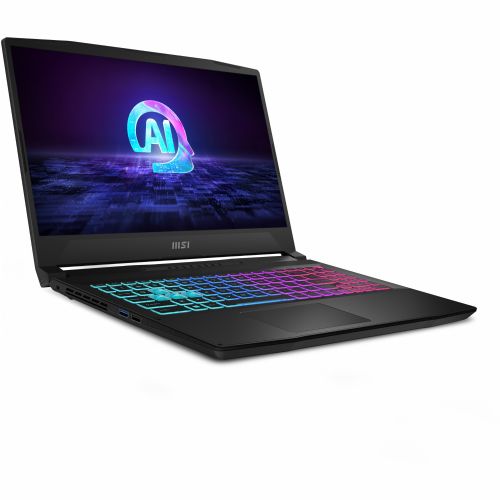 Prenosnik MSI Katana A15 AI B8VF-451 črna. AMD Ryzen 7 8845HS. NVIDIA GeForce RTX 4060. 16 GB DDR5. 512 GB (512 GB SSD)/DE/ Windows 11 Home 64-bit