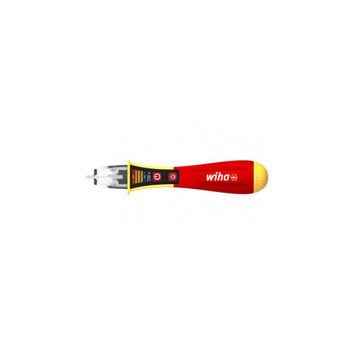 Wiha voltage tester multimeter Volt detector, single-pole 12–1000 V AC (red/yellow, non-contact)