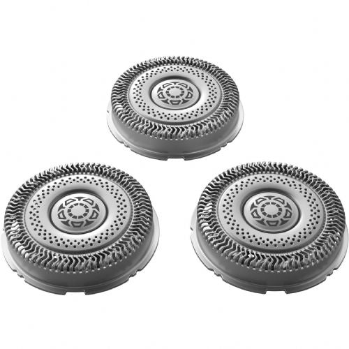 Philips replacement shaving head SH91/50 silver, for Series 9000 and 9000 Prestige, 72 self-sharpening blades, Precision Blades, protective foil, easy to replace