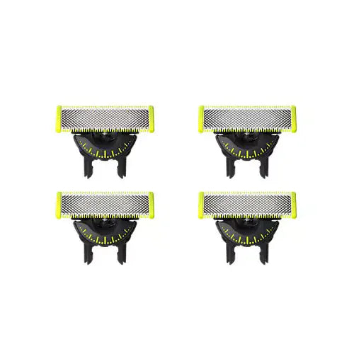 Philips OneBlade 360 replacement blade QP440/50, 4x replacement blades, 360-degree movable blade, adapts to facial contours, constant skin contact