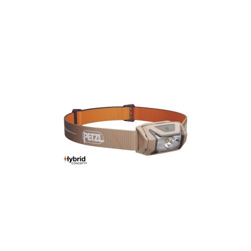 Petzl TIKKA CORE headlamp brown, 450 lm, range 75 m, rechargeable battery, IPX4 protection