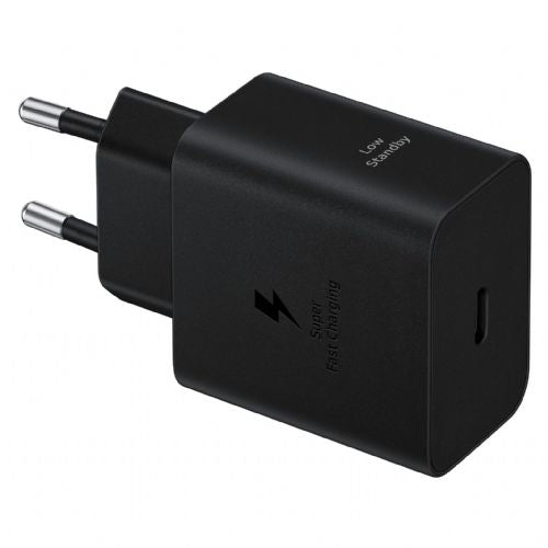 Samsung EP-T4511 45W power adapter, USB-C, fast charging, Power Delivery, 180 cm cable, black