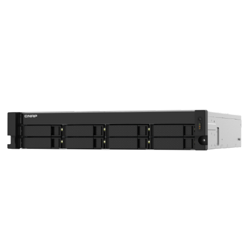 NAS sistem Qnap TS-832PXU-RP-4G, 8 rež, 4 GB RAM, 1,7 GHz štirijedrni procesor, 2x 10GbE SFP+, redundantno napajanje
