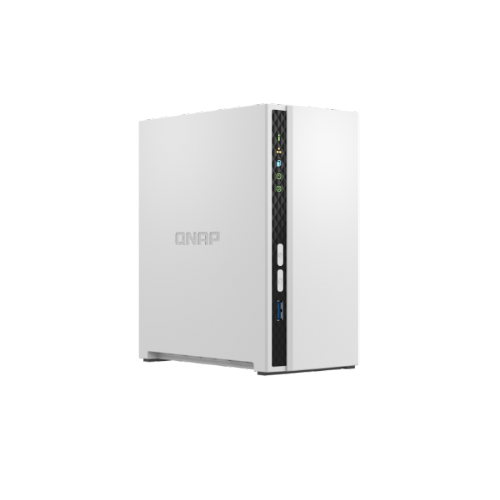 NAS sistemi Qnap TS-233 2GB RAM, 2x reža za disk, USB kopiranje, LAN, bela