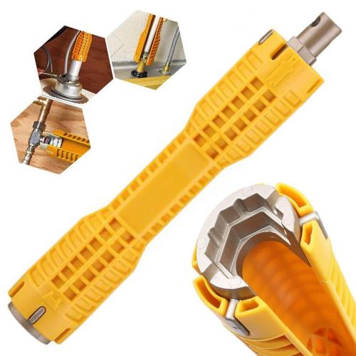 Socket wrench for installing washbasin fittings