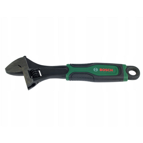 Bosch adjustable wrench 200 mm phosphated, carbon steel, 32 mm clamping, with scale, robust adjustment wheel