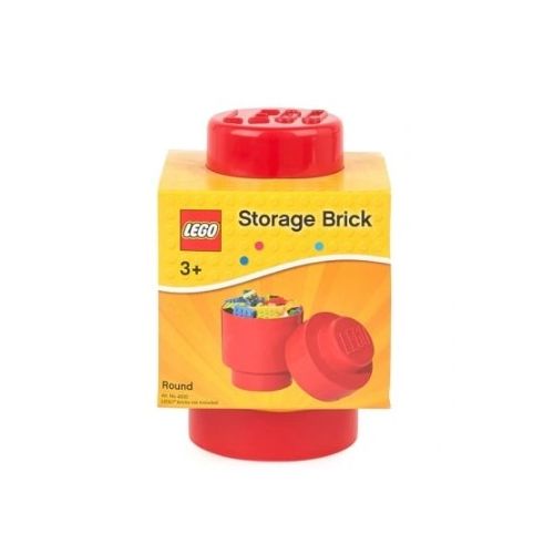 Lego®: Škatla za shranjevanje (okrogla) - Rdeča (40301730)