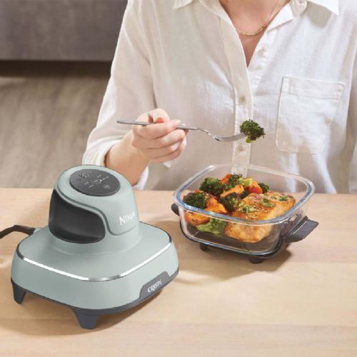 Shark Ninja CRISPi FN101USG 4-in-1 portable air fryer, 1700 W, glass container, 3.8 L, PFAS-free