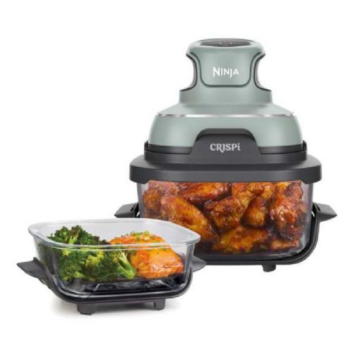 Shark Ninja CRISPi FN101USG 4-in-1 portable air fryer, 1700 W, glass container, 3.8 L, PFAS-free