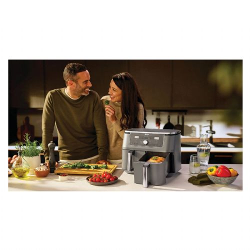 Ninja DZ400EU air fryer, 9.5 l, double bowl, up to 240°C, 2470 W, easy cleaning