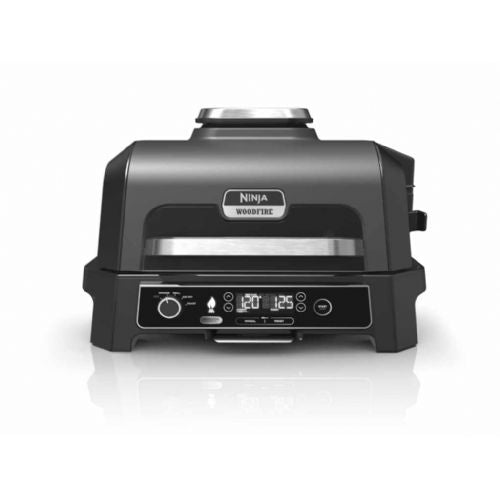 Ninja Woodfire Pro XL OG850EU outdoor electric grill, 4 in 1, 1700 W, Bluetooth, Woodfire technology, black