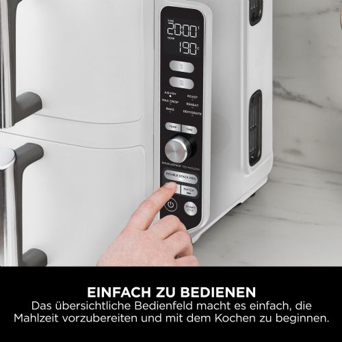 Cvrtnik Ninja SL400EUWH Double Stack XL, 9,5 l, bel