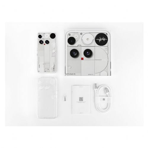 Pametni telefon Nothing Phone 3 5G Dual Sim 12GB RAM 256GB bel, 6,67" 120Hz AMOLED, Snapdragon, trojna kamera 50MP, baterija 5150mAh, IP68