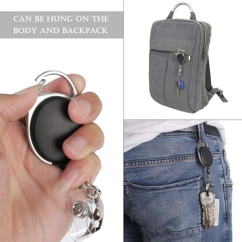 Card holder retractable cord 83241 black 1/1