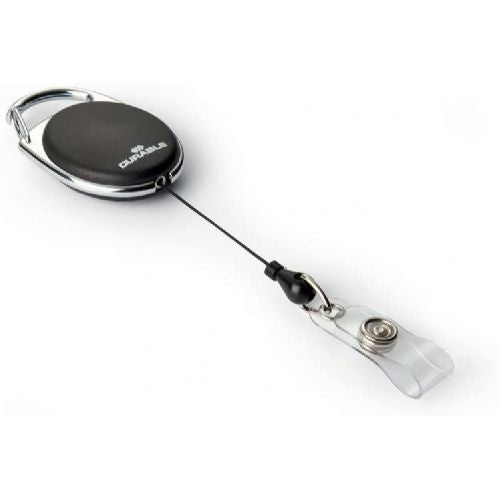 Card holder retractable cord 83241 black 1/1