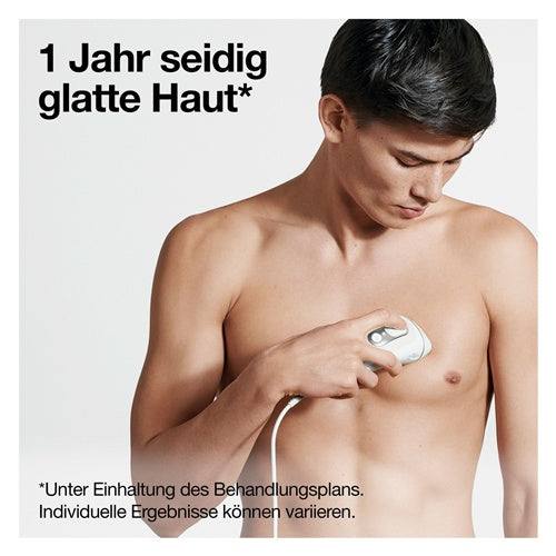 Odstranjevalec dlak Braun Silk-expert Pro IPL PL5145, vklj. torbica + širok nastavek + brivnik Gillette Body, bela/srebrna