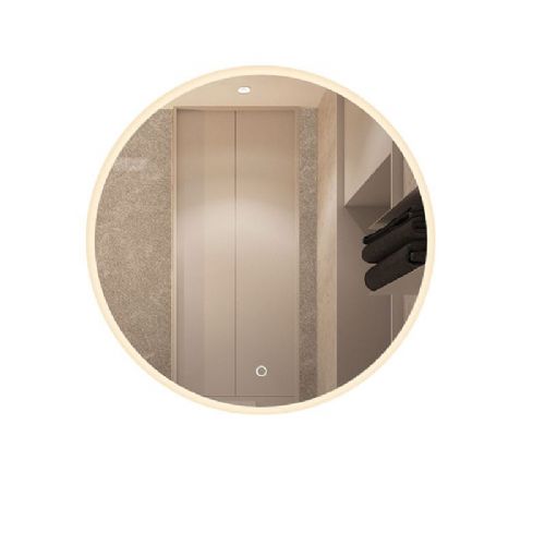 Round LED mirror S617B, diameter 70cm, LED bathroom mirror