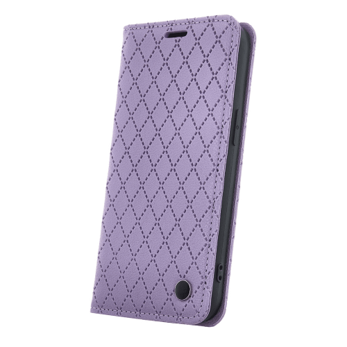 Onasi Karo flip case for Honor 600 and Honor 600 Pro, magnetic closure, 3 pockets, stand function, purple