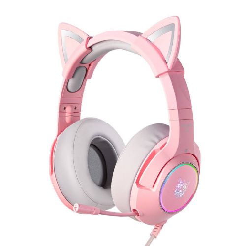 Gaming slušalke ONIKUMA K9 Pink RGB