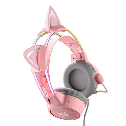 Gaming slušalke ONIKUMA X15Pro Pink Cat's Ears