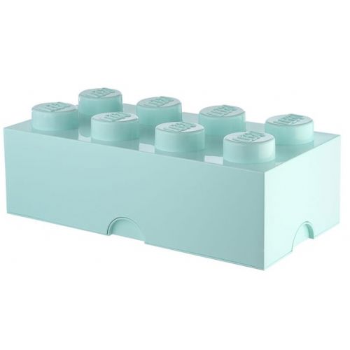 Lego®: Škatla za shranjevanje z gradnikom 8 - aqua (40041742)