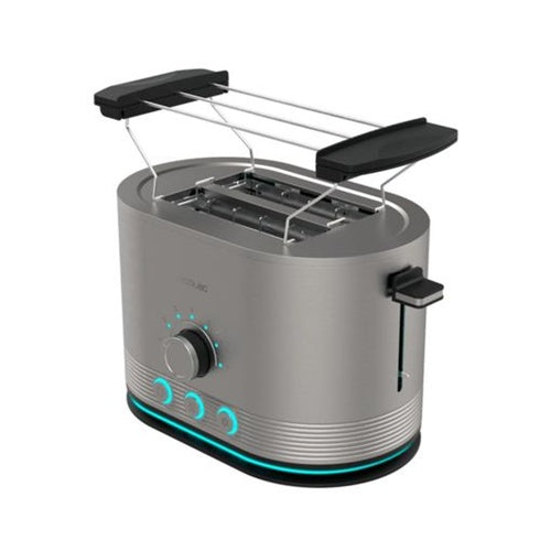 Opekač kruha Cecotec Shine&Toast (nerjaveče jeklo, 850 W, za 2 rezini toasta)