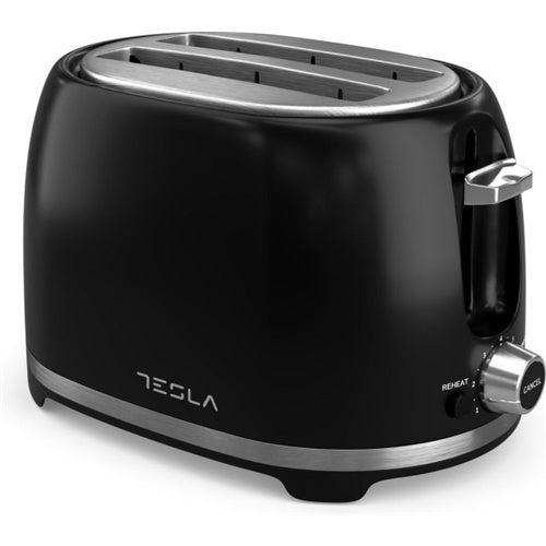 Tesla TS200BX toaster, 800 W, black