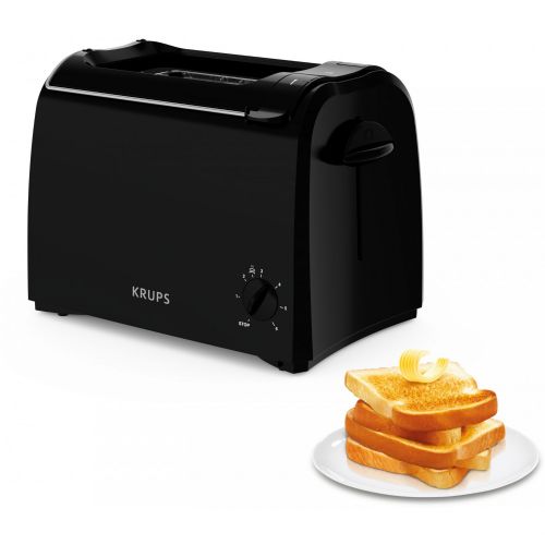Opekač kruha Krups ProAroma KH1518 (črn, 700 W, za 2 rezini toasta)