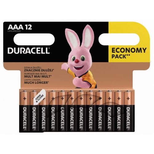 Alkaline batteries Duracell Basic AAA MN2400 LR3 - 12 pcs