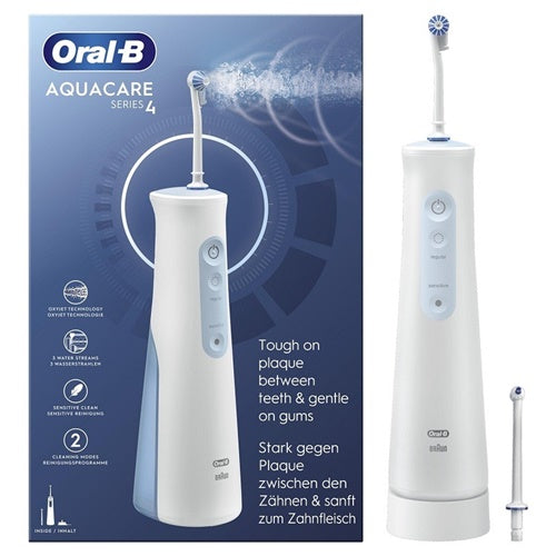 Oral-B električna zobna ščetka AquaCare 4, bela