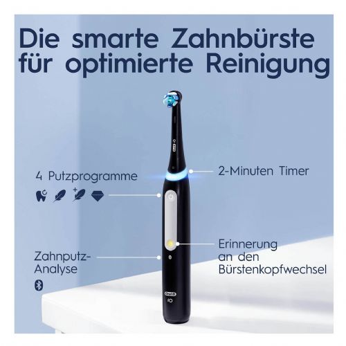 Električna ščetka Oral-B iO Series 4 *Matt Black* s potovalnim kovčkom