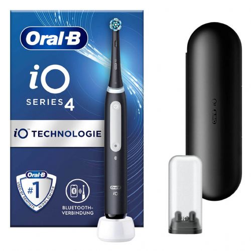 Električna ščetka Oral-B iO Series 4 *Matt Black* s potovalnim kovčkom